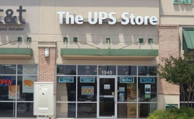 The UPS Store Front Door