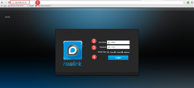 reolink client version
