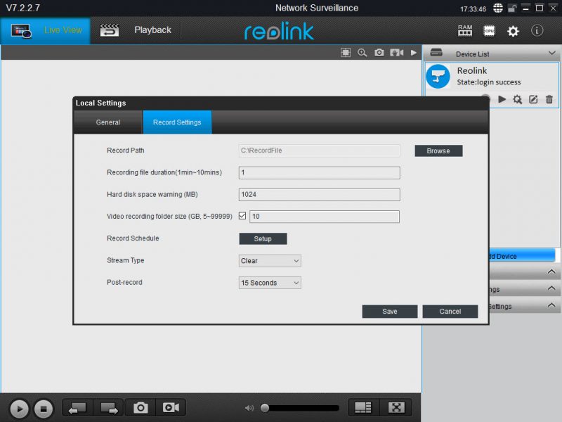 reolink client software update